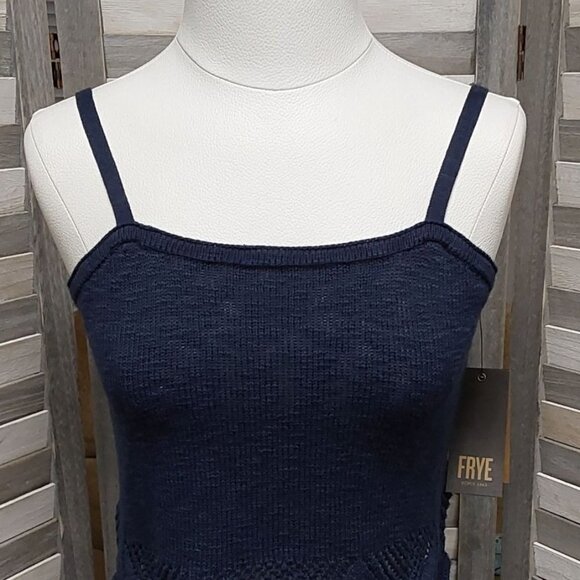 Crochet Hem Tank | Frye | Small - Picture 3 of 12